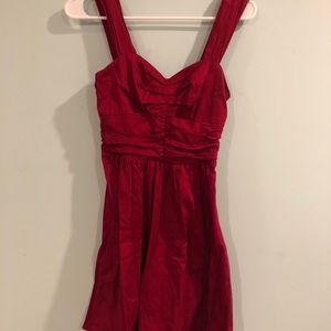 Express wine red short sleeveless dress size 0